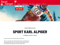karl-alpiger-sport.ch Webseite Vorschau