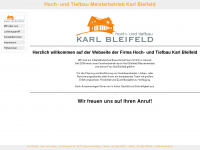karl-bleifeld.de Webseite Vorschau