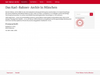 karl-rahner-archiv.de Webseite Vorschau