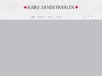 karo-sandstrahlen.at Webseite Vorschau