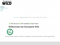 karosserie-wild.de Webseite Vorschau