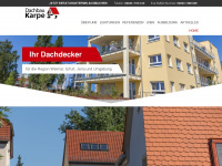 karpe-dach.de Webseite Vorschau