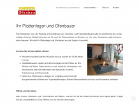 karrer-ofenbau.ch Webseite Vorschau