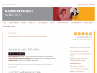 karrierecoach-muenchen.de Webseite Vorschau