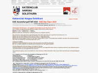 kas-katzenclub.ch Webseite Vorschau