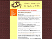 kastanienfest.at Webseite Vorschau