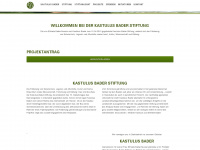 kastulus-bader-stiftung.de Webseite Vorschau