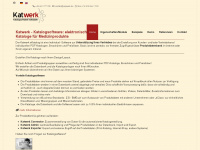 katalogsoftware-cd.de Webseite Vorschau