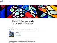 kath-mhsg.de Webseite Vorschau