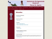 kath-niederwil.ch Webseite Vorschau