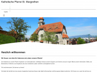 kath-stmargrethen.ch Webseite Vorschau