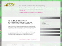 gruenderportal.ch Webseite Vorschau