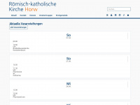 kathhorw.ch Webseite Vorschau