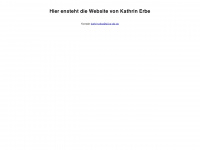 kathrin-erbe.de Webseite Vorschau