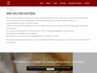 katzenfreunde.at Webseite Vorschau