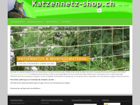 katzennetz-shop.ch Webseite Vorschau