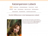 katzenpension-luebeck.de Webseite Vorschau
