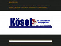 kaufhaus-koesel.de Webseite Vorschau