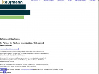 kaufmann-schreinerei.ch Webseite Vorschau