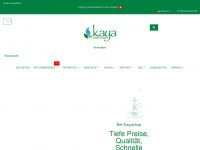 kayashop.ch Webseite Vorschau