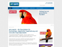 pet-experts.eu Webseite Vorschau