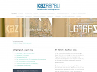 kaz.ch Webseite Vorschau
