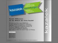 kazalek.at Webseite Vorschau