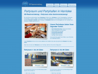 partyhalle-flensburg.de Webseite Vorschau