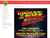kbc-helau.de Webseite Vorschau