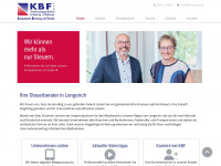 kbf-steuern.de Webseite Vorschau