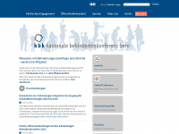 kbk.ch Webseite Vorschau