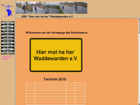 kbv-waddewarden.de Webseite Vorschau