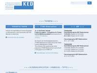 ked-niedersachsen.de Webseite Vorschau