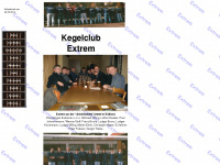 kegelclubextrem.de Webseite Vorschau