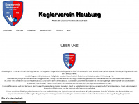 keglerverein-neuburg.de Webseite Vorschau