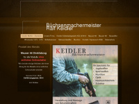 keidler-waffen.de Webseite Vorschau