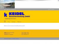 keidelbau.de Webseite Vorschau