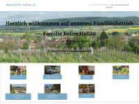 keller-hallau.ch Webseite Vorschau