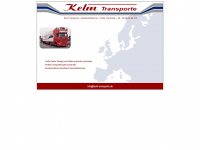 kelm-transporte.de Webseite Vorschau