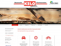 kelo-baumarkt.de Webseite Vorschau