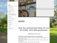 kelterei-alte-trott.de Webseite Vorschau