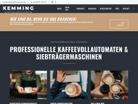kemming-kaffeemaschinen.de Webseite Vorschau