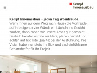 kempf-innenausbau.ch Webseite Vorschau