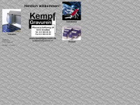kempfgravuren.ch Webseite Vorschau