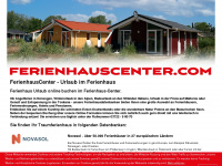 ferienhauscenter.com Webseite Vorschau