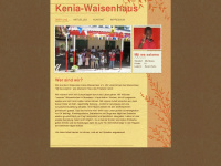 kenia-waisenhaus.de Webseite Vorschau