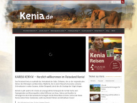 kenia.de Webseite Vorschau