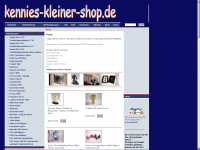 kennies-kleiner-shop.de Webseite Vorschau