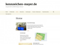 kennzeichen-mayer.de Webseite Vorschau