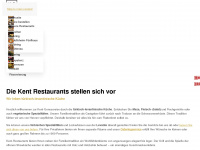 kentrestaurant.at Webseite Vorschau
